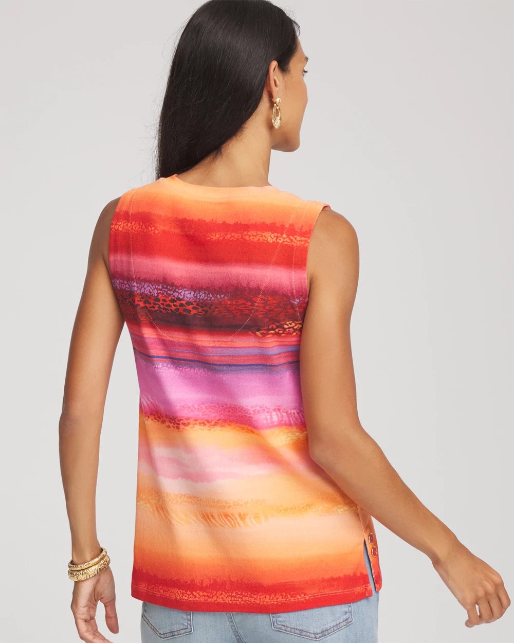 Chico's Clothing Rio Sunset Sleeveless Tank