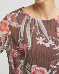 Chico's Clothing Textured Banded-Hem Top