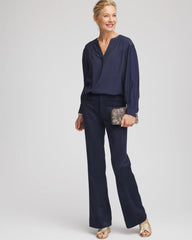 Chico's Clothing Woven Relaxed-Fit Shirt