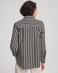 Chico's Clothing No Iron™ Printed Sateen Shirt