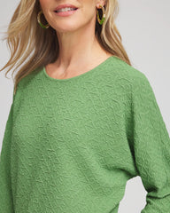 Chico's Clothing Textured Wedge Top