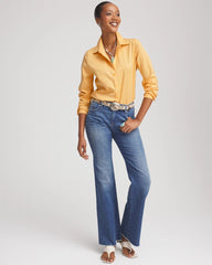Chico's Clothing No Iron™ Stretch-Sateen Shirt