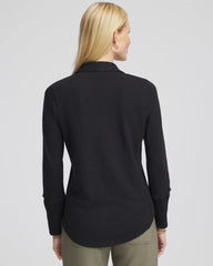 Chico's Clothing Collared Henley Shirt