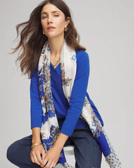Chico's Clothing Pima Cotton 3/4 Sleeve Tee