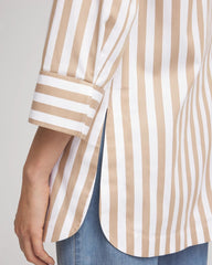 Chico's Clothing No Iron™ Neutral Striped Tunic