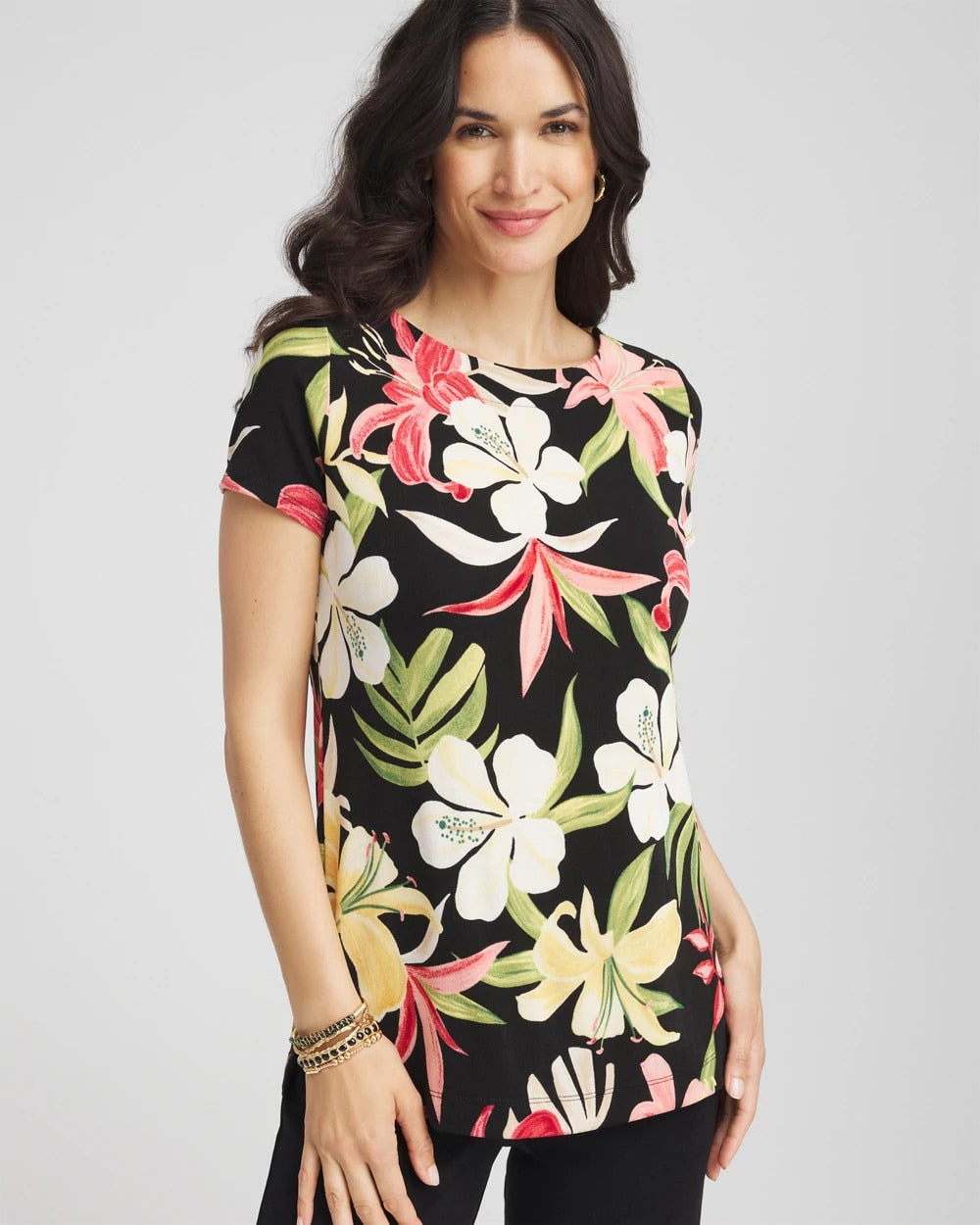 Chico's Clothing Travelers™ Tropical-Lily Tunic