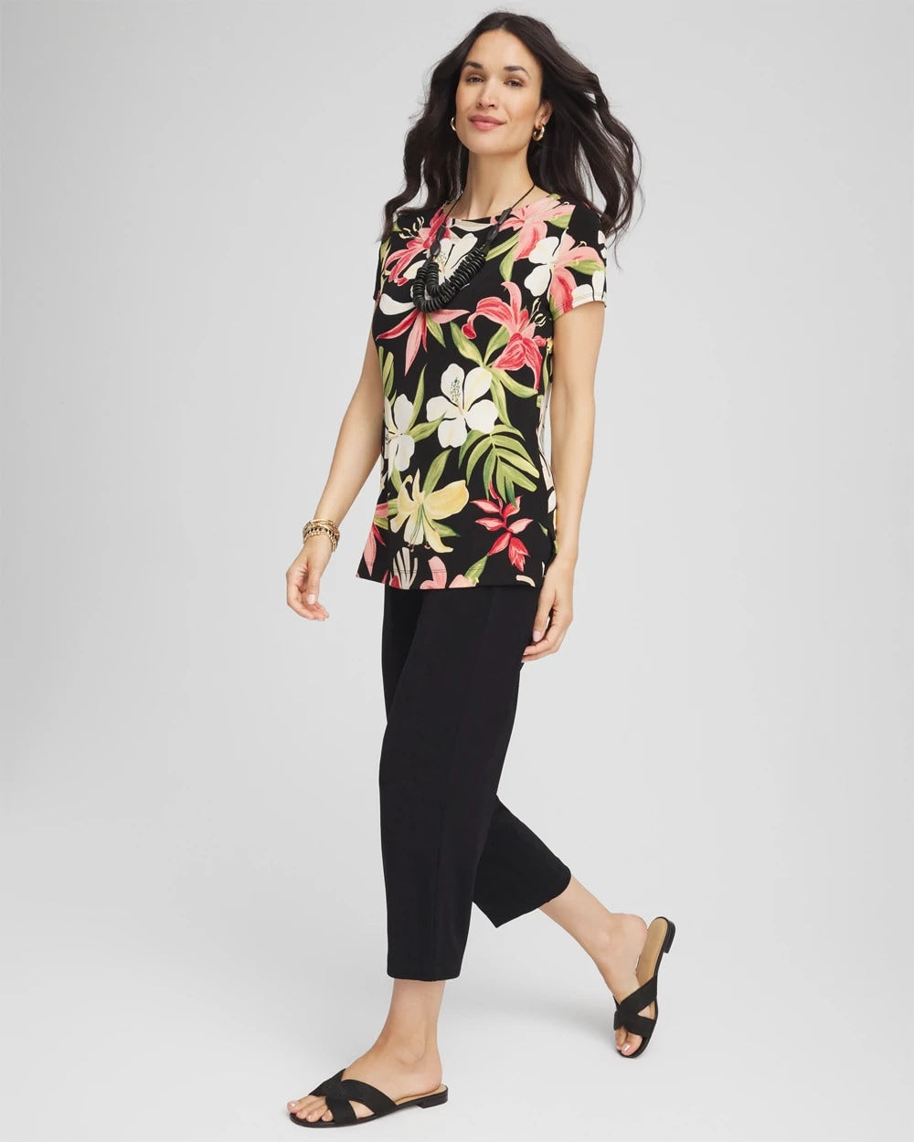 Chico's Clothing Travelers™ Tropical-Lily Tunic
