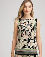 Chico's Clothing Travelers™ Island-Motif Side-Slit Tank
