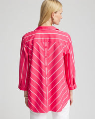 Chico's Clothing No Iron™ Stretch Stripe Tunic