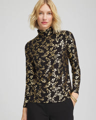 Chico's Clothing Touch of Cool™ Mockneck Layering Tee