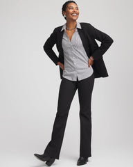 Chico's Clothing Poplin Stripe Shirt