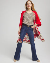 Chico's Clothing Art Nouveau Long Kimono