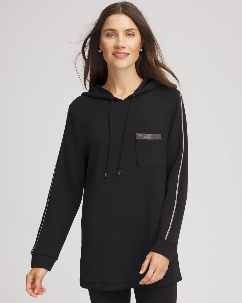 Chico's Clothing Zenergy® Caviar Bead Sweatshirt