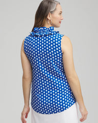 Chico's Clothing ® UPF Neema Dot Ruffle Tank
