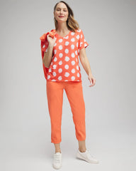 Chico's Clothing Zenergy® Dots Drop Shoulder Tee