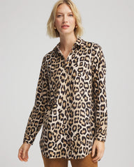Chico's Clothing No Iron™ Animal-Print Tunic