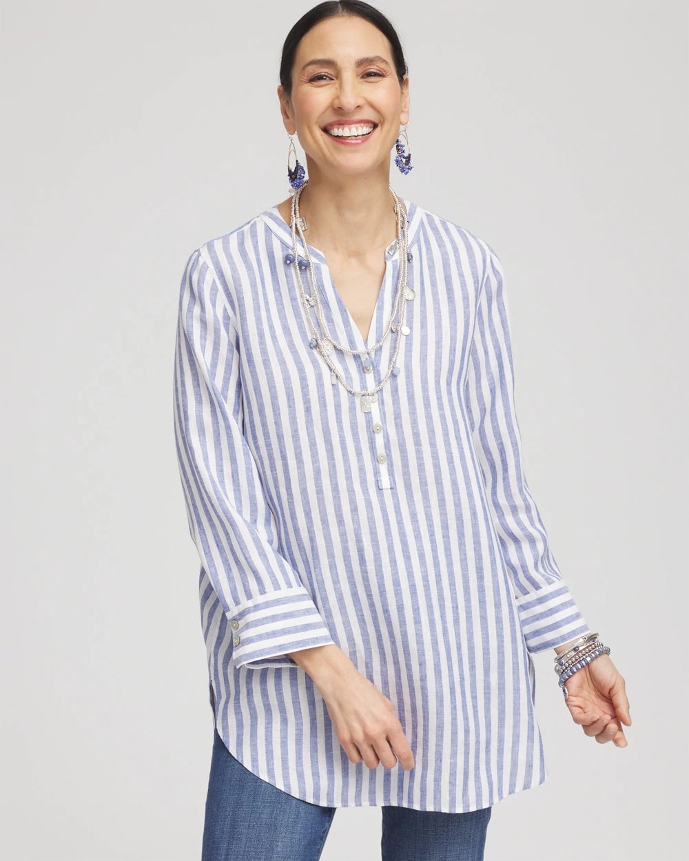 Chico's Clothing No Iron™ Linen Tunic