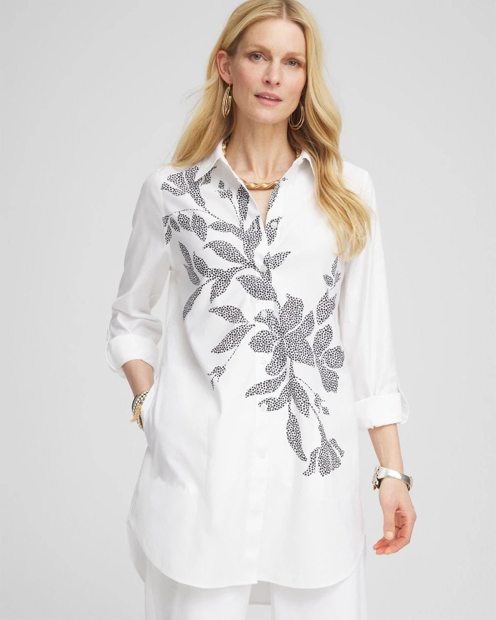 Chico's Clothing No Iron™ Pocketed Tunic