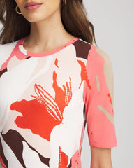 Chico's Clothing Touch of Cool™ Elbow-Sleeve Perfect Tee