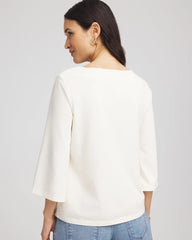Chico's Clothing Soutache Embroidered Wildflower Top