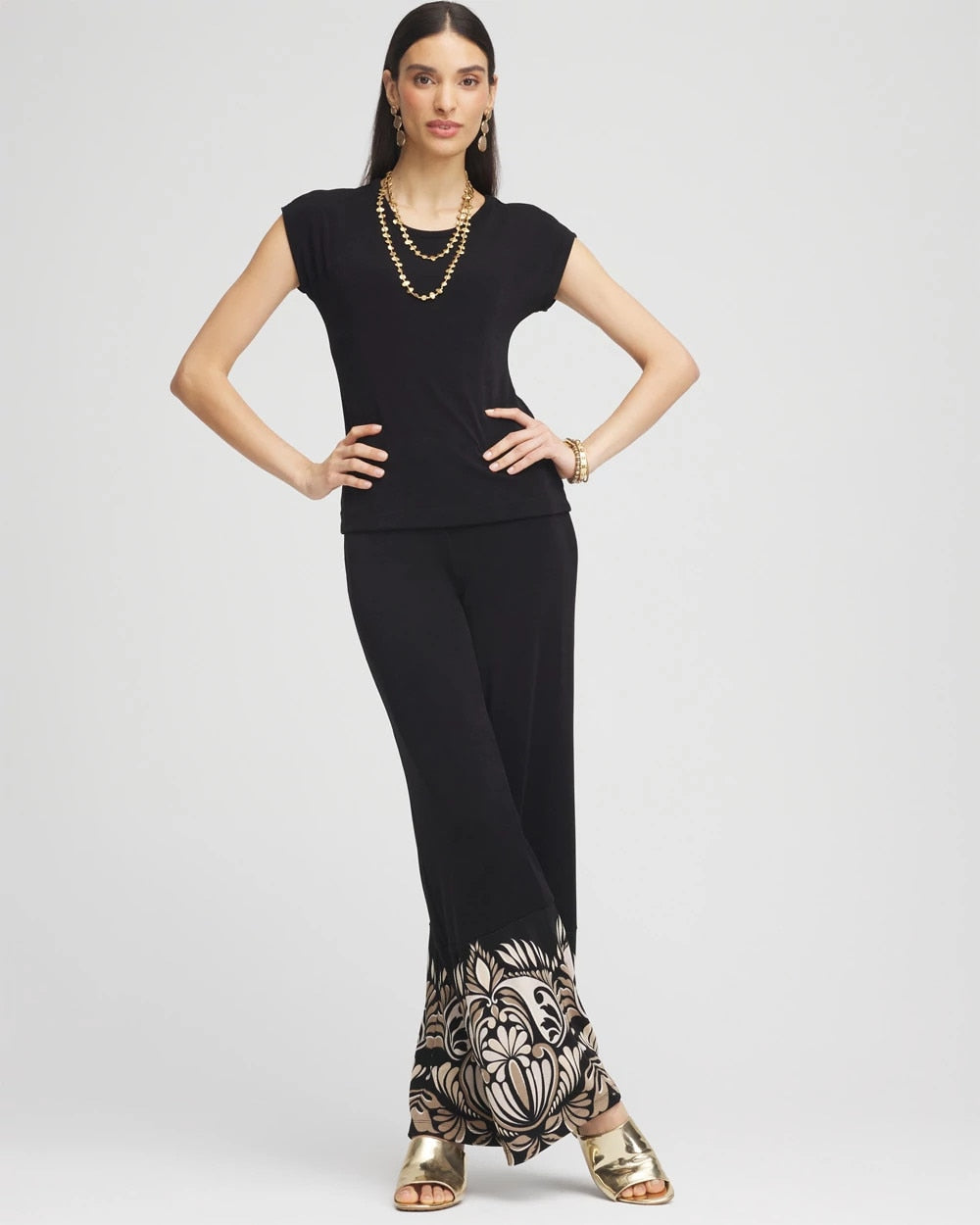 Chico's Clothing Travelers™ Cap-Sleeve Top