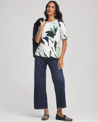 Chico's Clothing Touch of Cool™ Elbow-Sleeve Perfect Tee