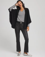 Chico's Clothing Crepe Open-Front Ruana
