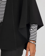 Chico's Clothing Crepe Open-Front Ruana