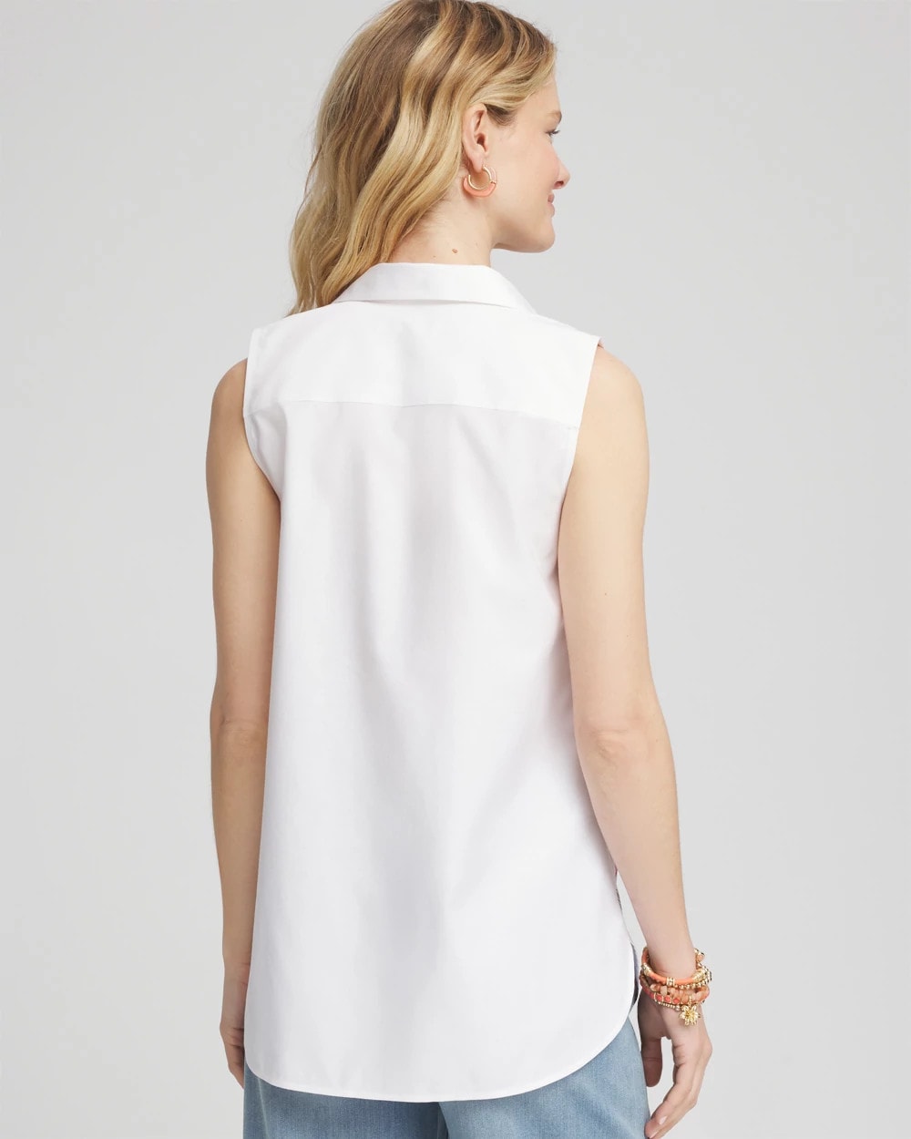 Chico's Clothing No Iron™ Tropical Floral Sleeveless Shirt