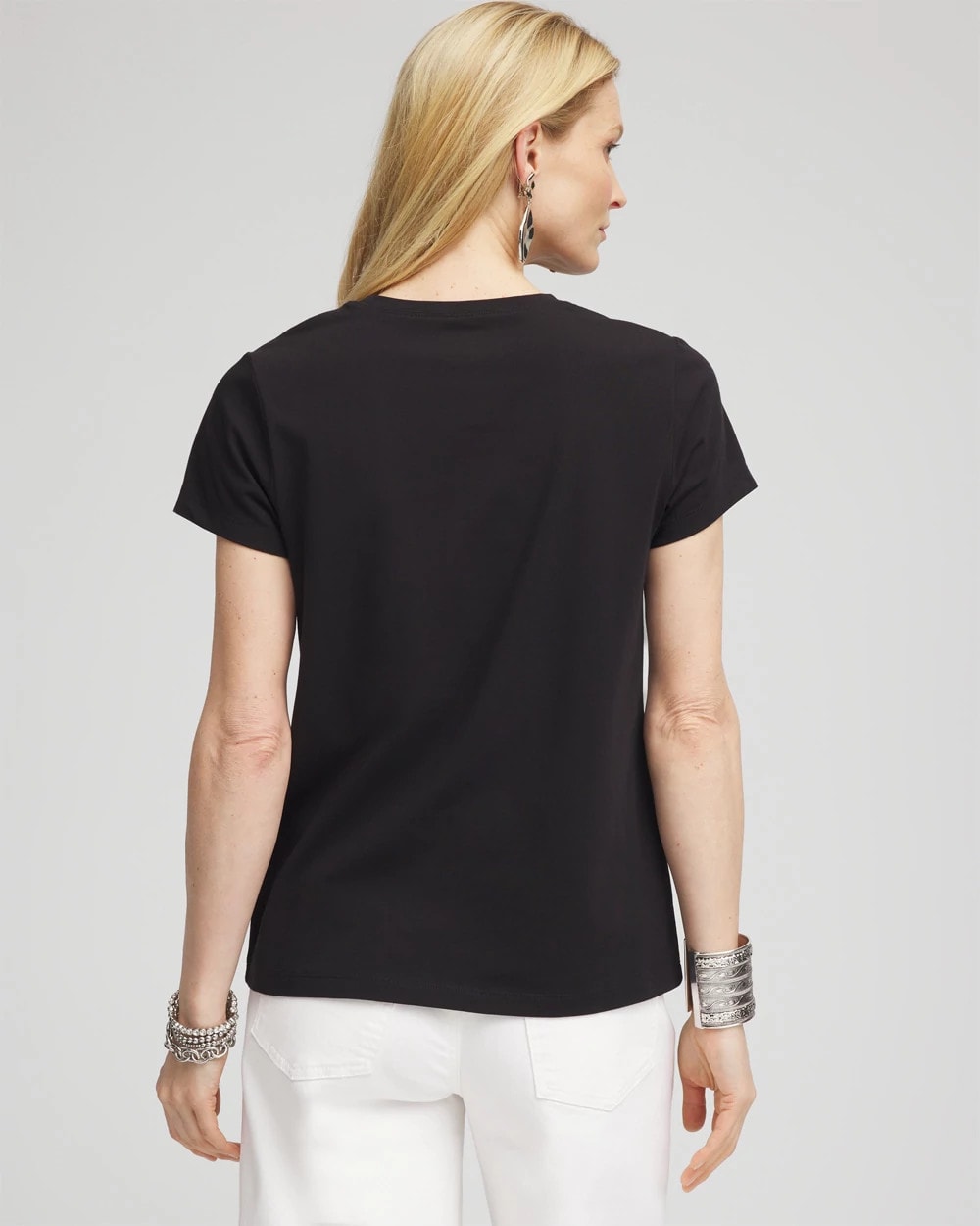 Chico's Clothing Perfect Crewneck Tee