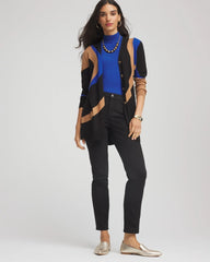 Chico's Clothing Ella Colorblock Cardigan Sweater