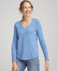 Chico's Clothing Ella V-Neck Pullover Sweater