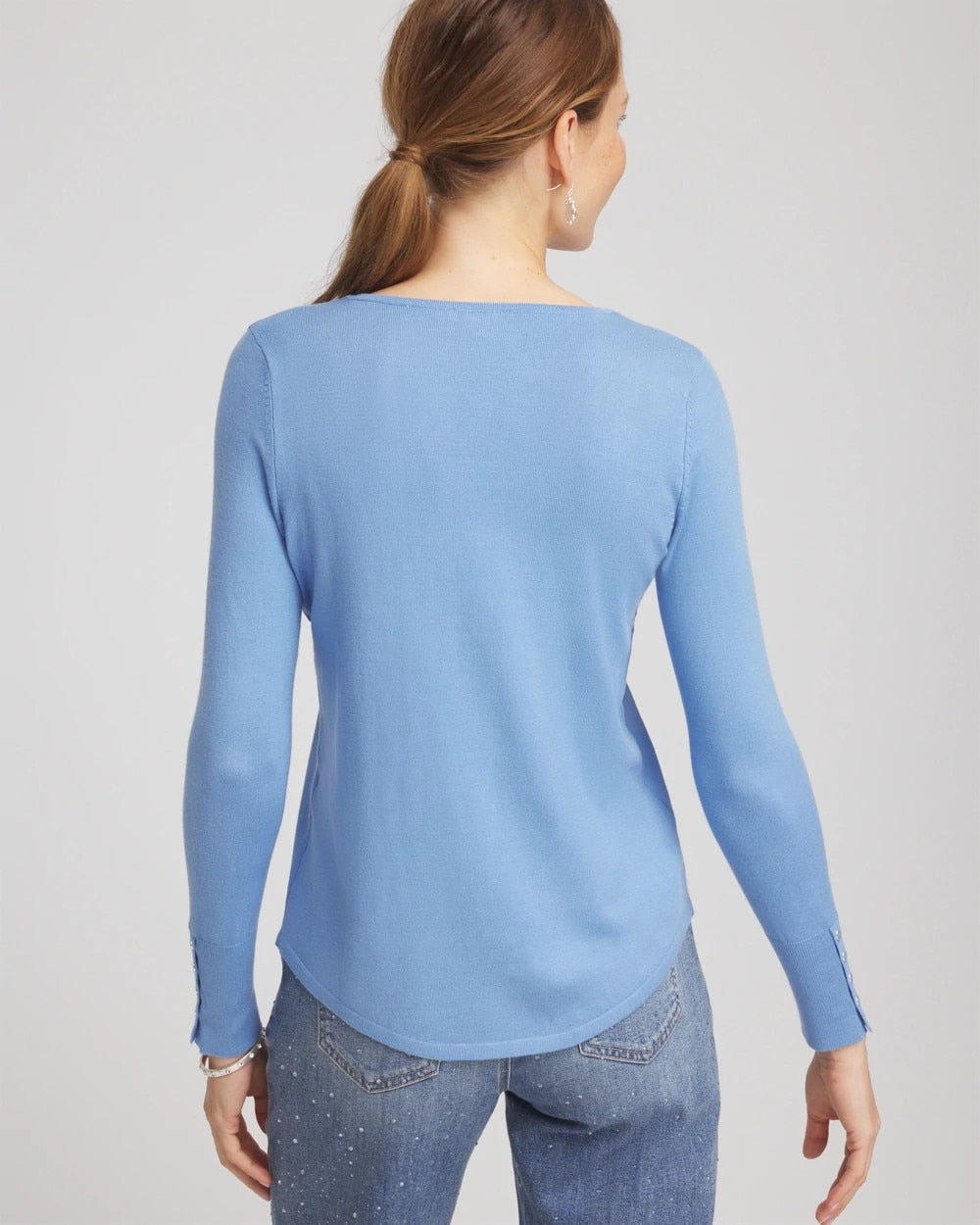 Chico's Clothing Ella V-Neck Pullover Sweater