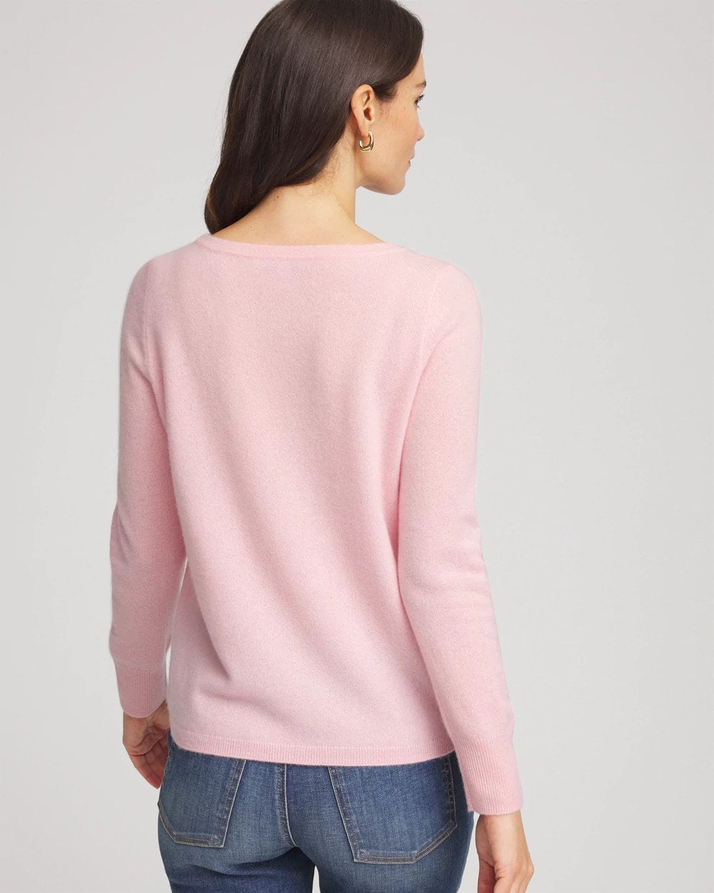 Chico's Clothing Embellished Cashmere Pullover Sweater