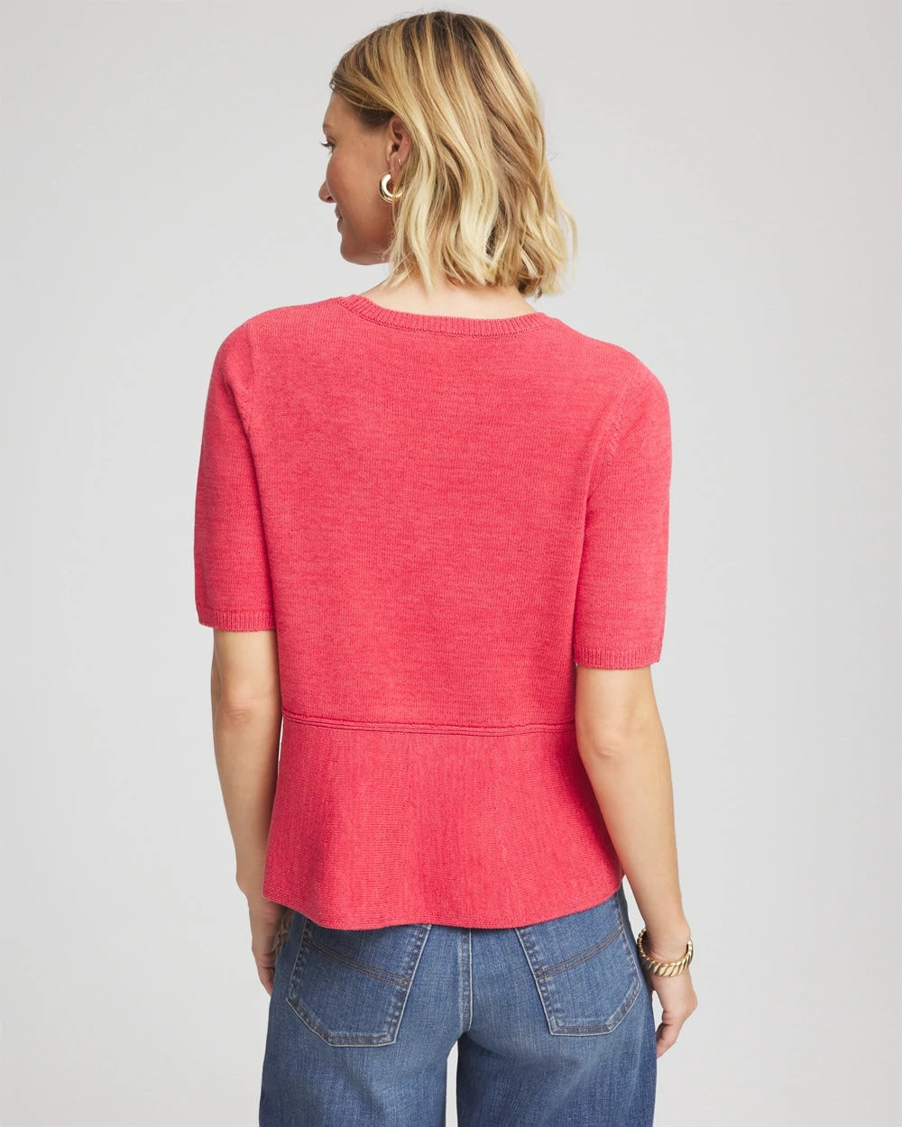Chico's Clothing Pullover Peplum Sweater
