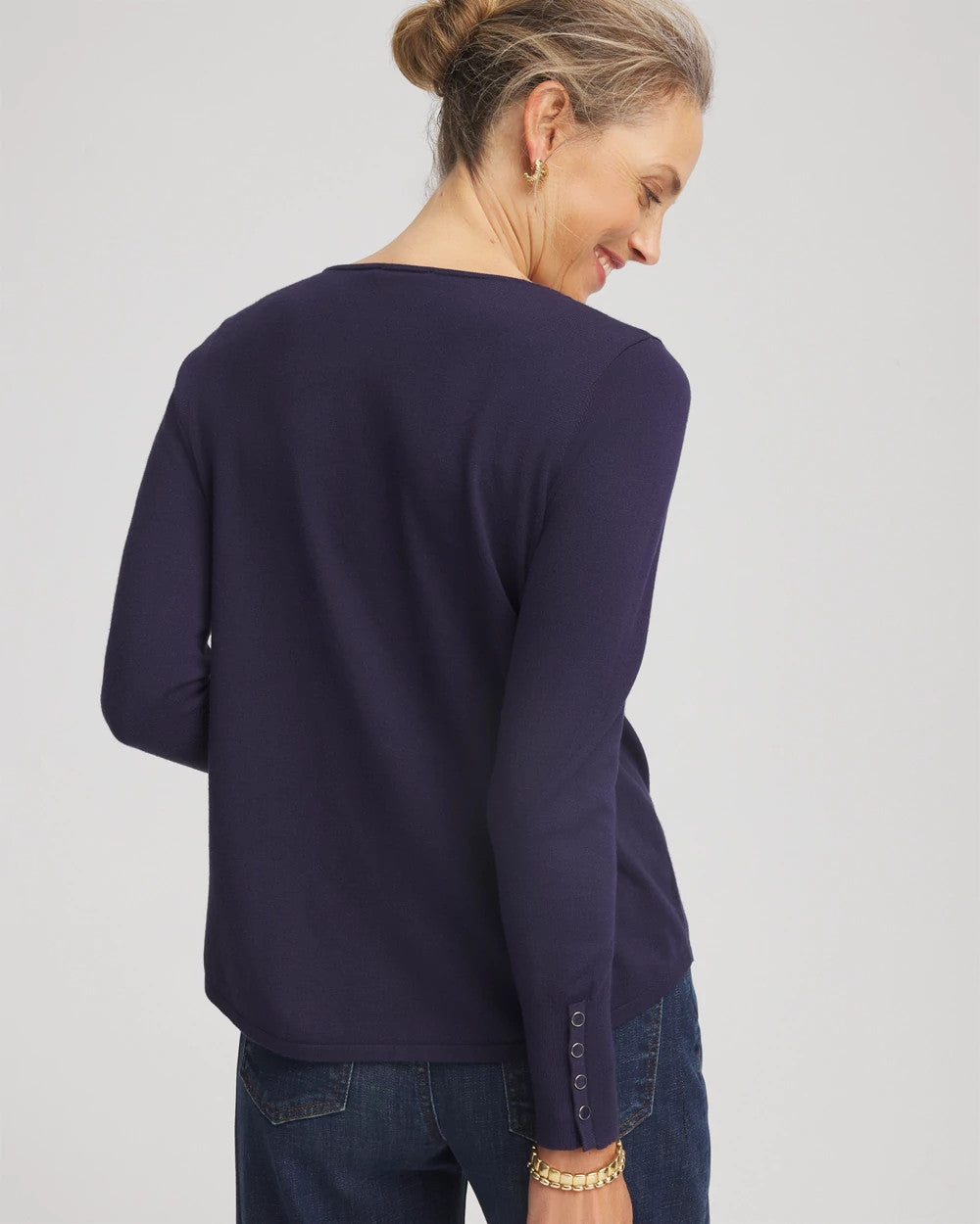 Chico's Clothing Ella V-Neck Pullover Sweater