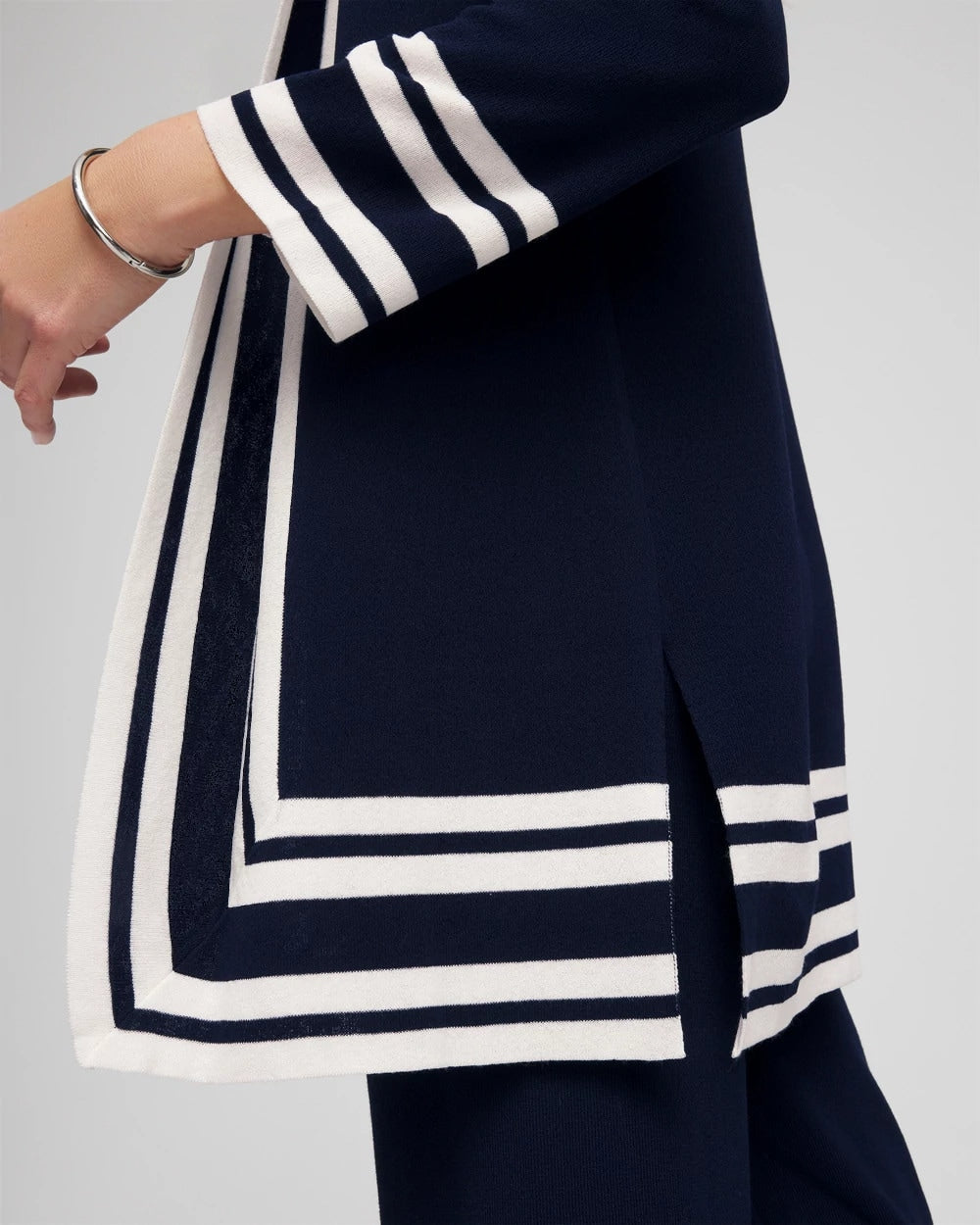 Chico's Clothing Travelers™ Contrast Border Cardigan