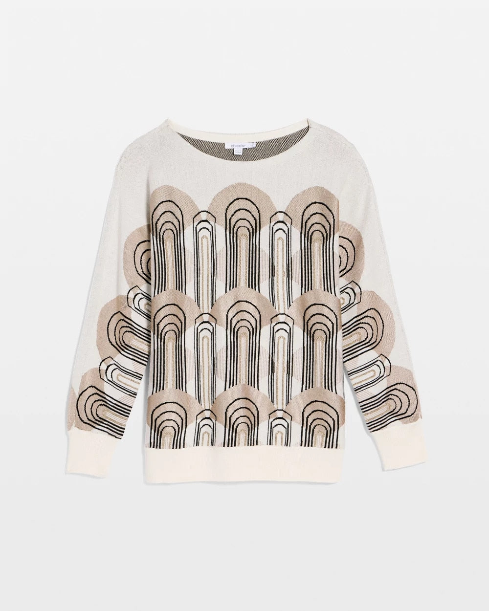 Chico's Clothing Art Deco Dolman Pullover Sweater