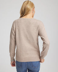 Chico's Clothing Floral Sequined Pullover