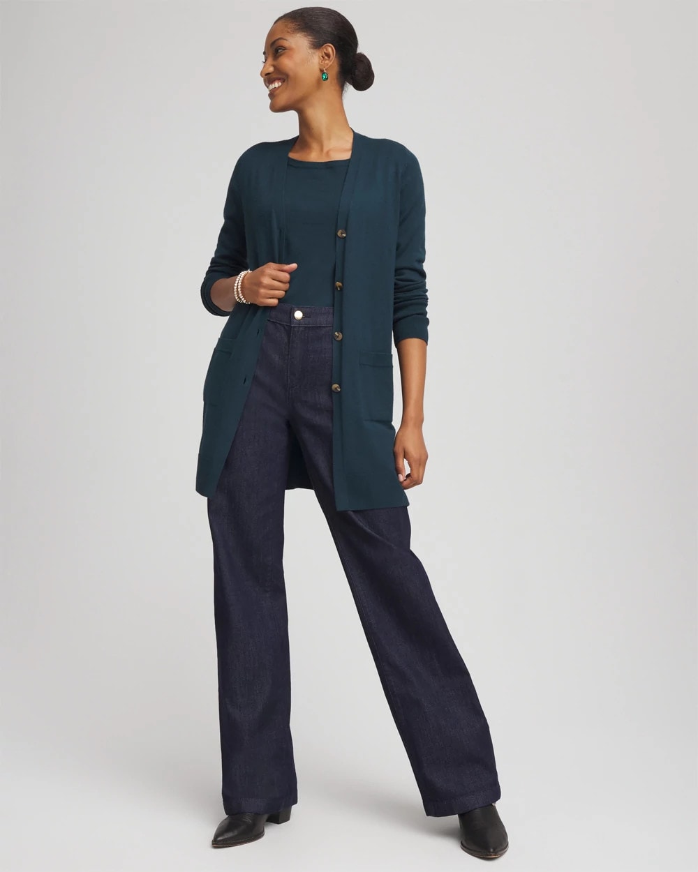 Chico's Clothing Ella Boatneck Sweater