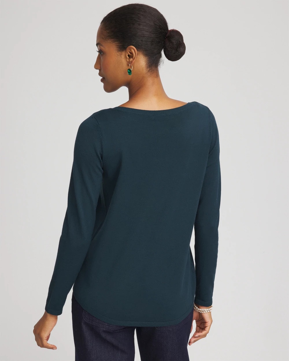Chico's Clothing Ella Boatneck Sweater
