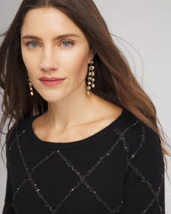 Chico's Clothing Sparkling Diamonds Pullover Sweater