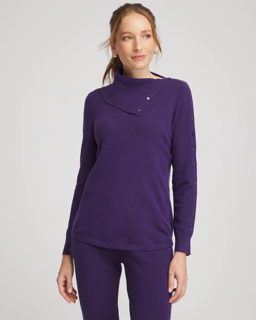 Chico's Clothing Zenergy® Luxe Envelope Neck Sweater
