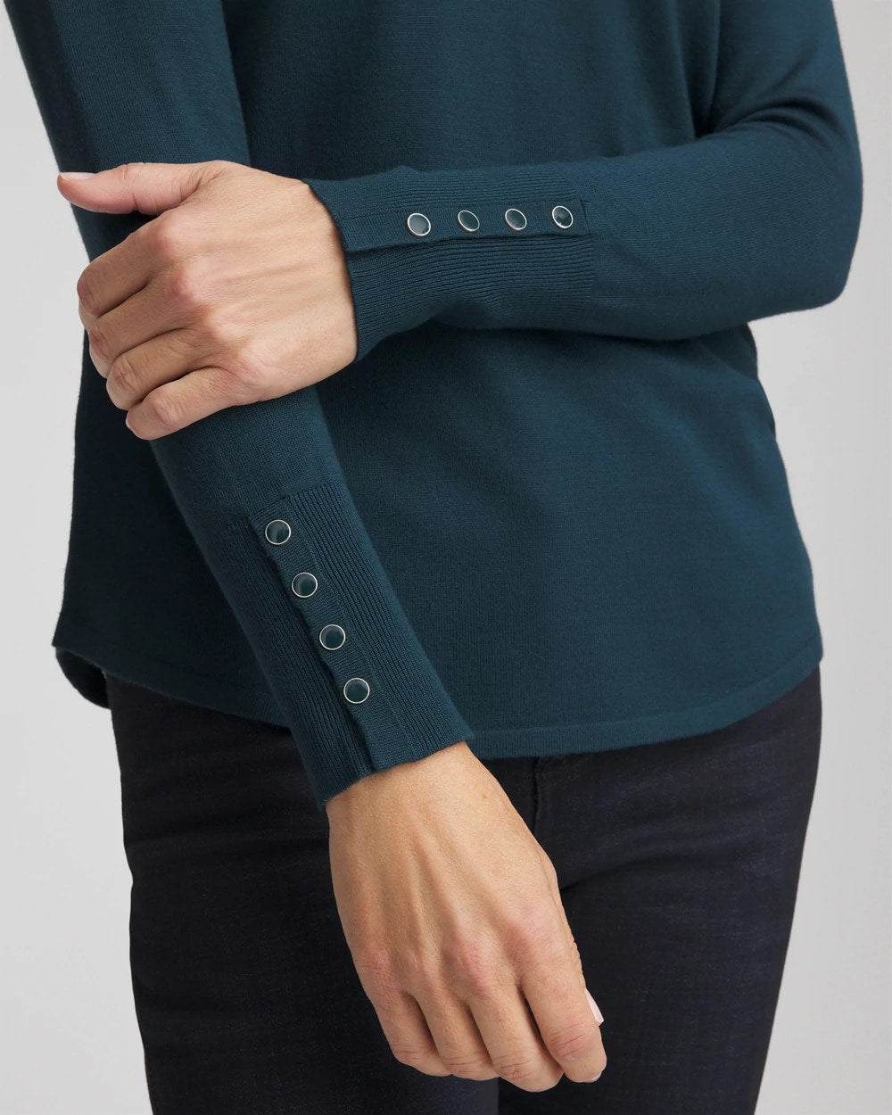 Chico's Clothing Ella V-Neck Pullover Sweater