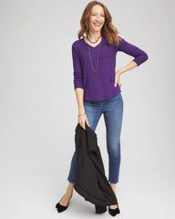 Chico's Clothing Ella V-Neck Pullover Sweater
