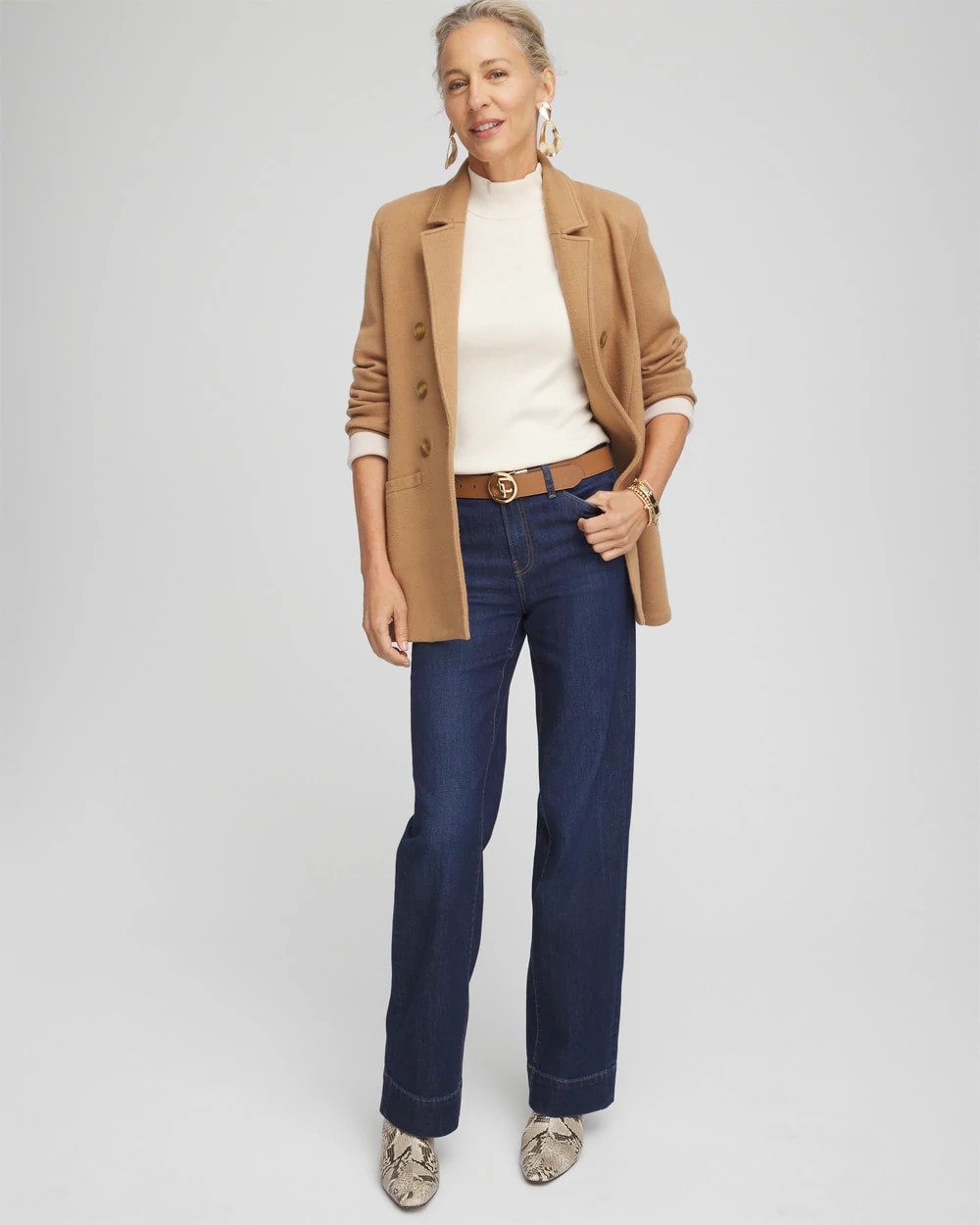 Chico's Clothing Ella Mockneck Sweater