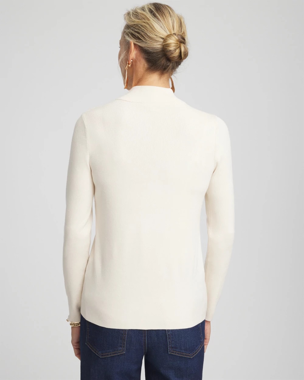 Chico's Clothing Ella Mockneck Sweater
