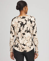 Chico's Clothing Ella Metallic V-Neck Sweater