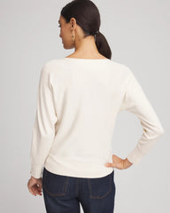 Chico's Clothing Ella Boatneck Pullover Sweater