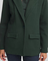 Chico's Clothing Single-Breasted Sweater Blazer